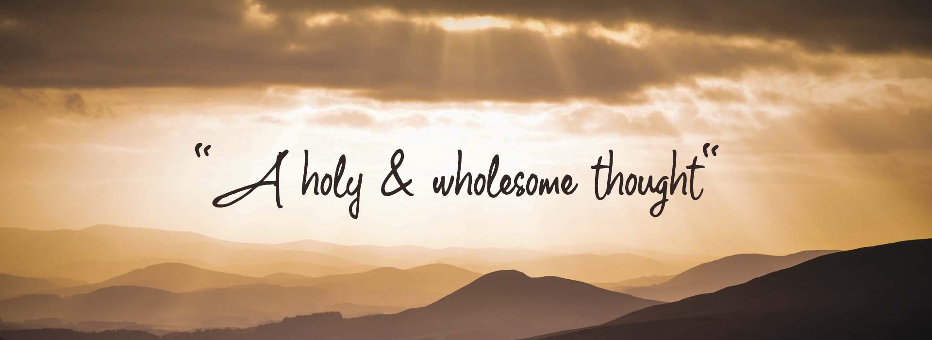 A holy and a wholesome thought...to pray for the dead.